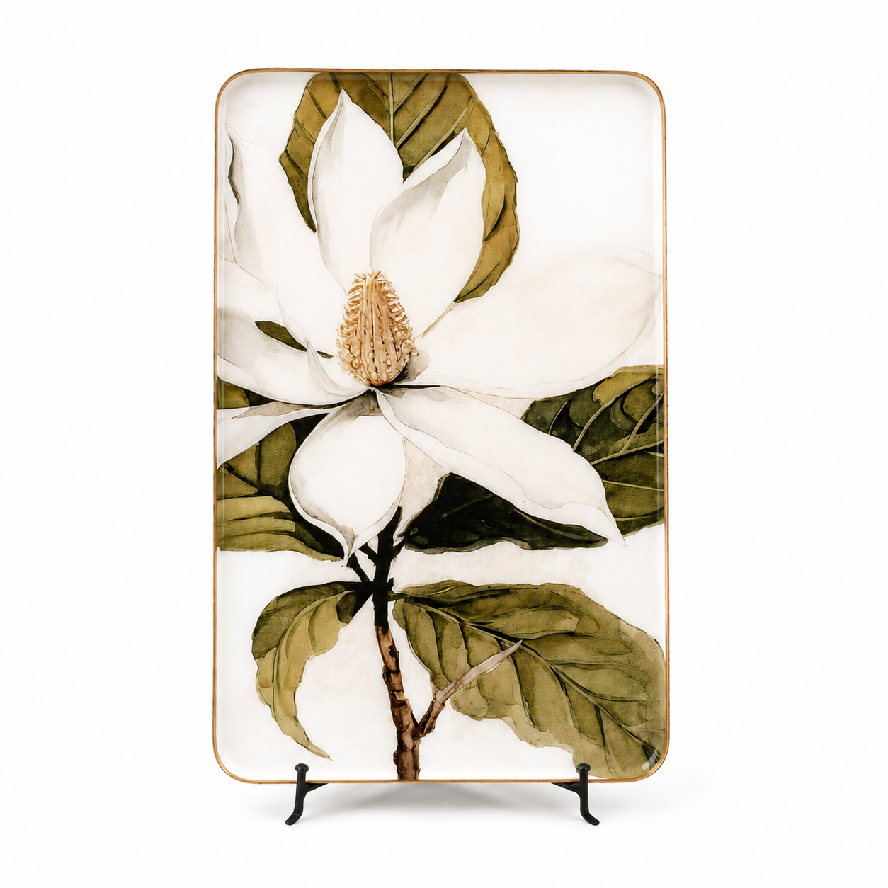 Magnolia Decorative Enameled Tray XL